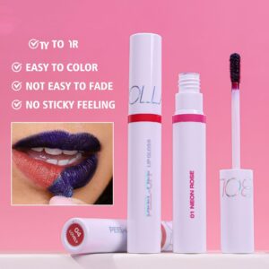 Tearing Type Lip Gloss Matte Finish Universal For Skin Type
