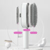Self Cleaning Hair Brush For Women One-key Cleaning Hair Loss Airbag Massage Scalp Comb Anti-Static Hairbrush - Image 8